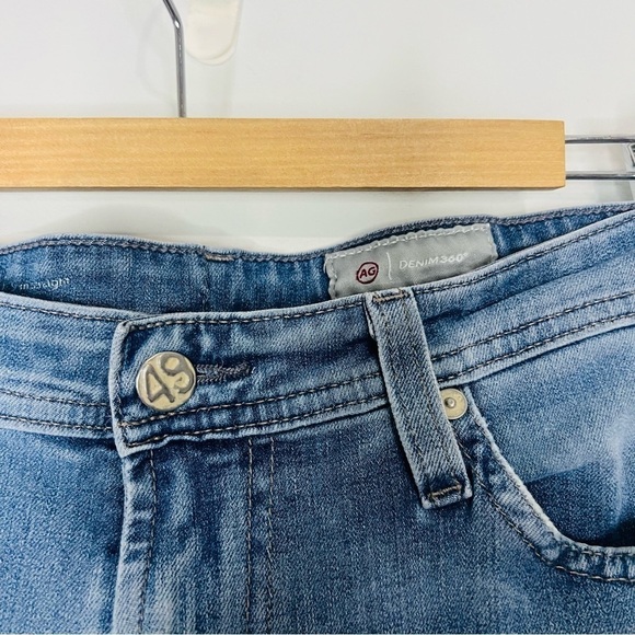AG Everett Light Wash Slim Straight Blue Jeans 30W - Picture 7 of 10